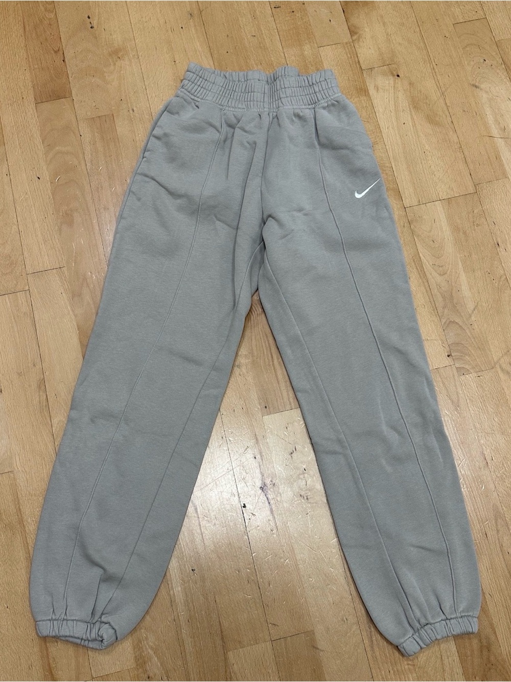 Nike Women’s Light Gray Swoosh Joggers